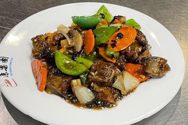 Stir Fried Spare Ribs with Black Bean Sauce 