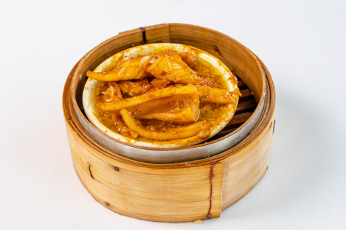 Steamed Curry Squid