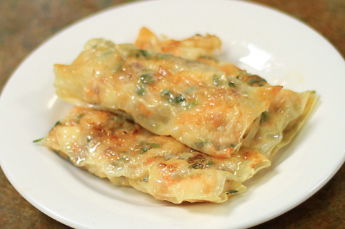 Pan Fried Shrimp Rolls