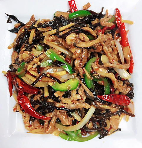 Spicy Shredded Pork with Fish Barbecue Sauce