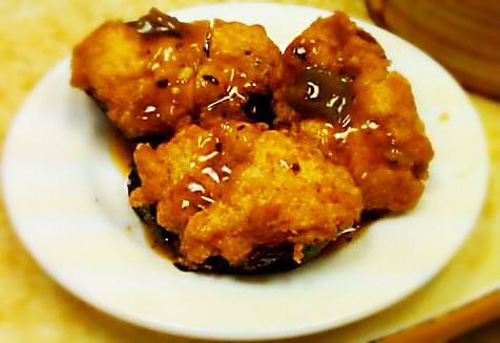 Stuffed Eggplant W/ Shrimp Paste