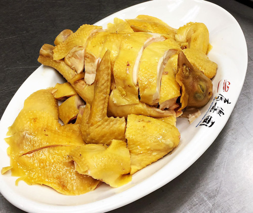 Steamed Marinated Chicken