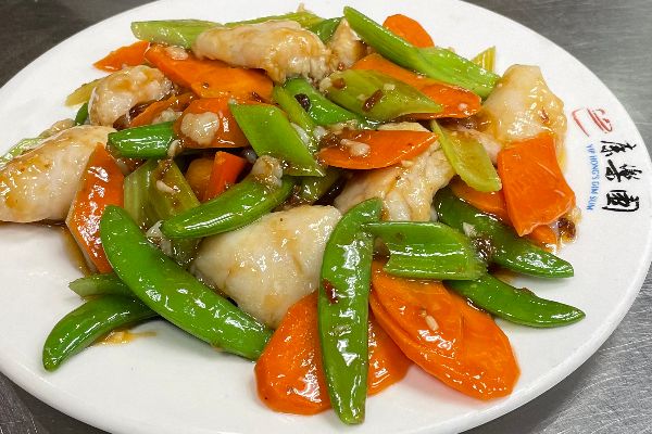 Fish Filet with Vegetables and XO Sauce