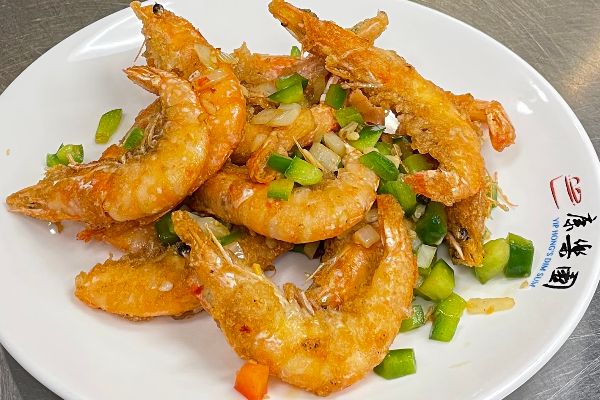 Salt & Pepper Shrimp (with Shell and Head)