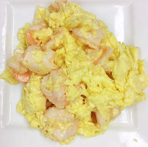 Shrimp with  Scramble Egg