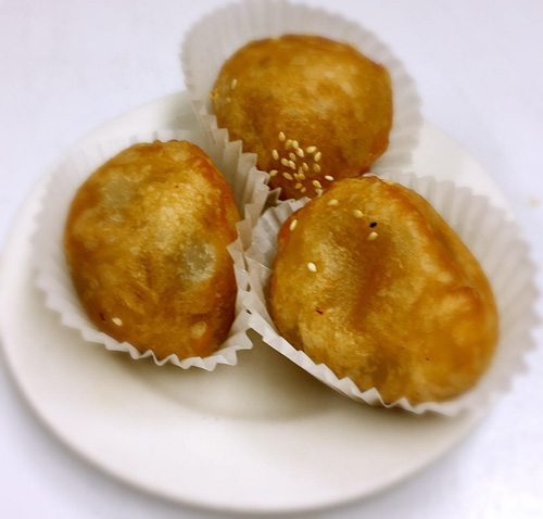 Deep Fried Pork Dumplings 