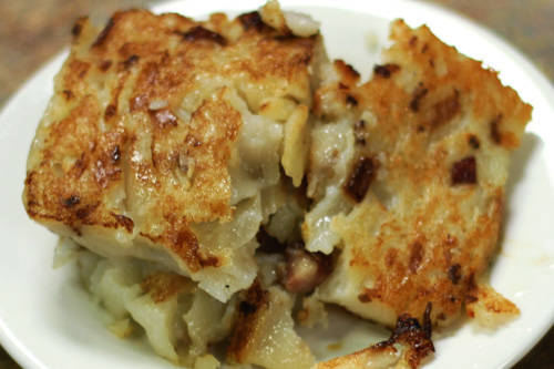 Pan Fried Chinese Turnip Cakes
